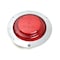 Truck-Lite Led, Red Round, 2 Diode, Marker Clearance Light, P2, Gray Polycarbonate Flange Mount 10251R3 - alternate 5